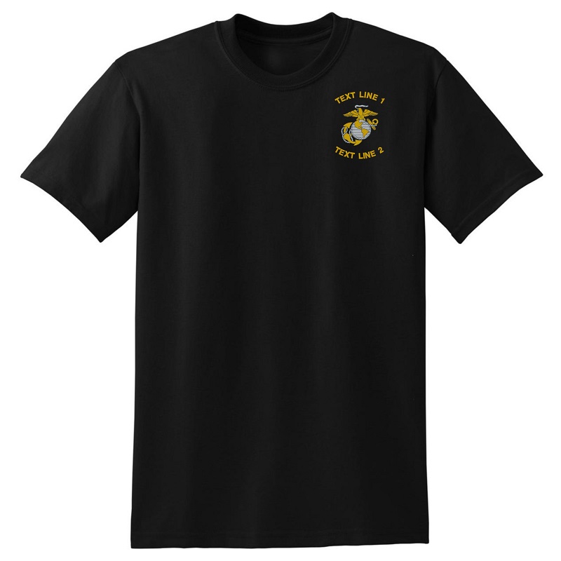 (image for) US Marine Corps Embroidered Tee Shirt #880